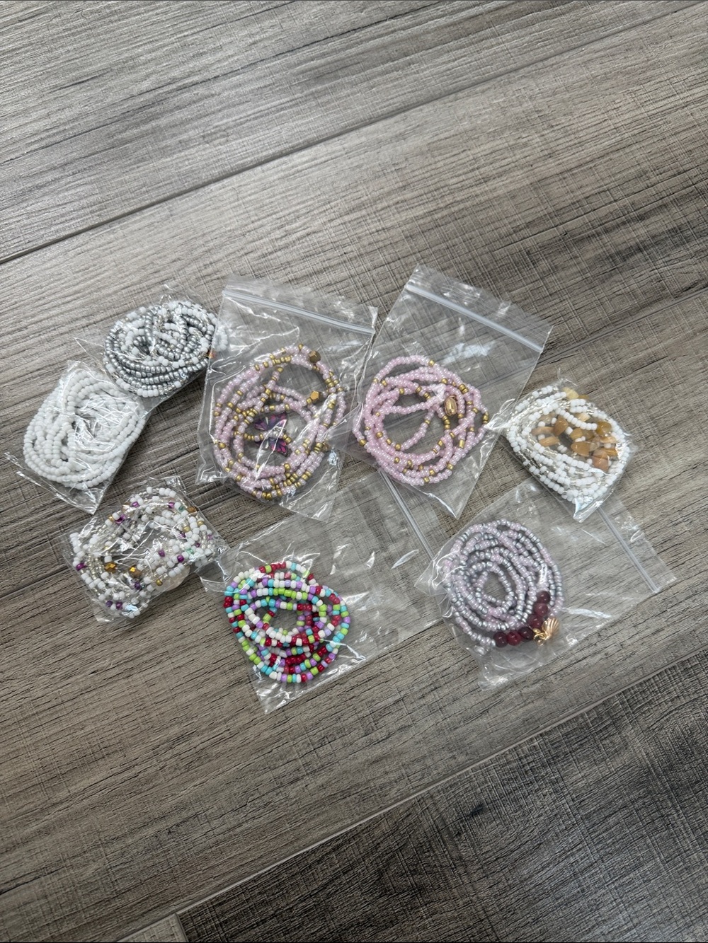 Waist Bead Set — Assorted Pastel and Multicolor